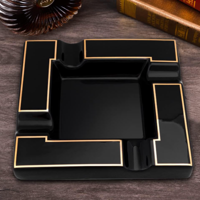Large Ceramic Cigar Ashtray for Indoor and Outdoor