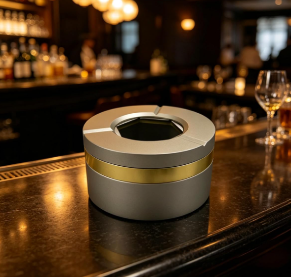 Twist Lock Aluminum Smokeless Ashtray - Image 2