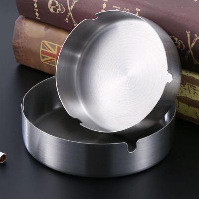 Stainless Steel Cigarette Ashtray Set of 2
